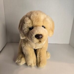 Toys R Us Golden Retriever Yellow Lab Plush Stuffed Animal Realistic 14" 2012